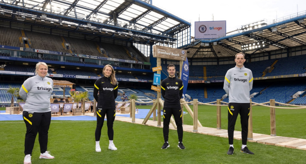 Trivago turn Stamford Bridge into Stamford Beach! Chelsea Meetings